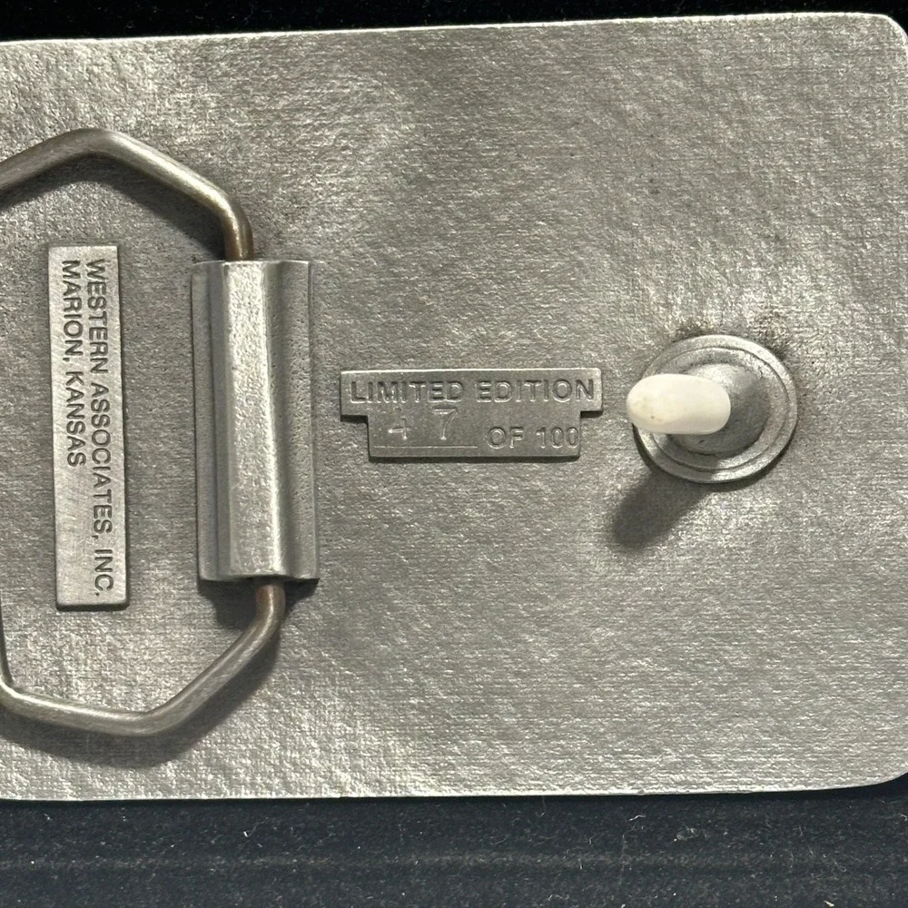 Vintage 1994 Grant County Golden Opportunities Limited Edition Buckle 47/100